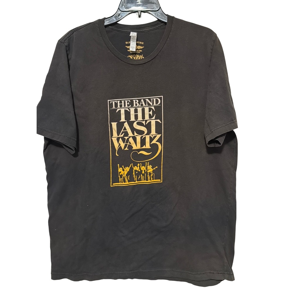 Bluescentric The Band The Last Waltz Graphic T-Shirt Mens 2XL Black Rock Tee